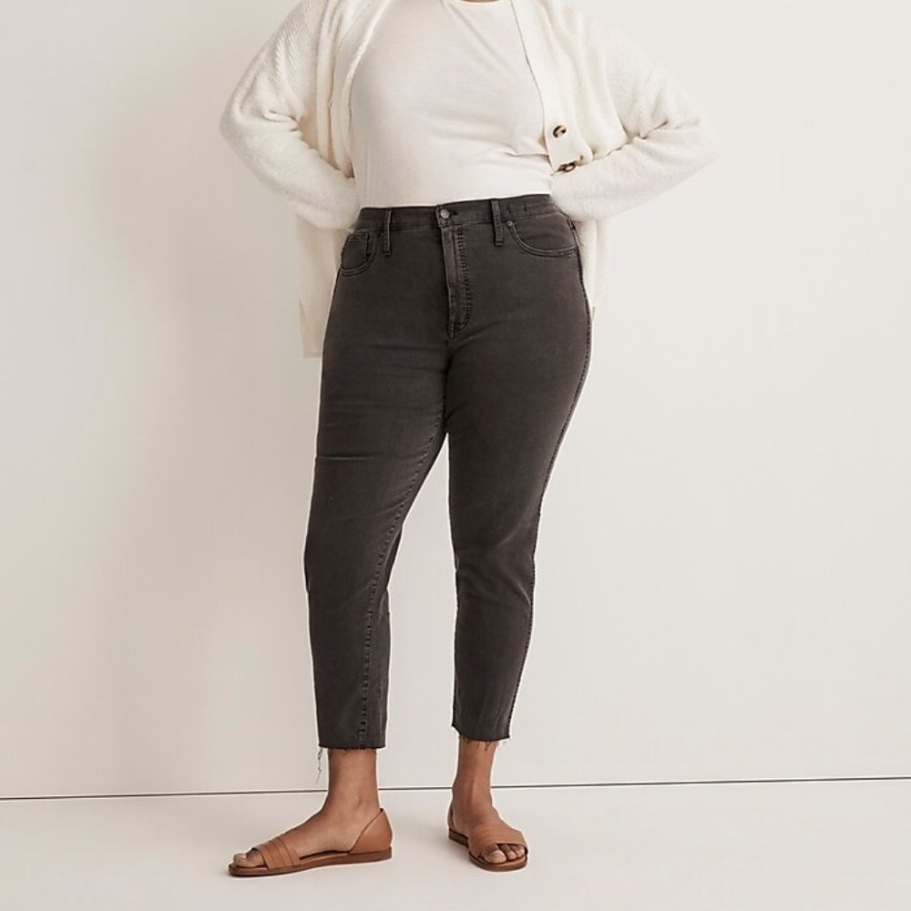 Stovepipe Jeans in Banberry Wash: Raw-Hem Edition NWT